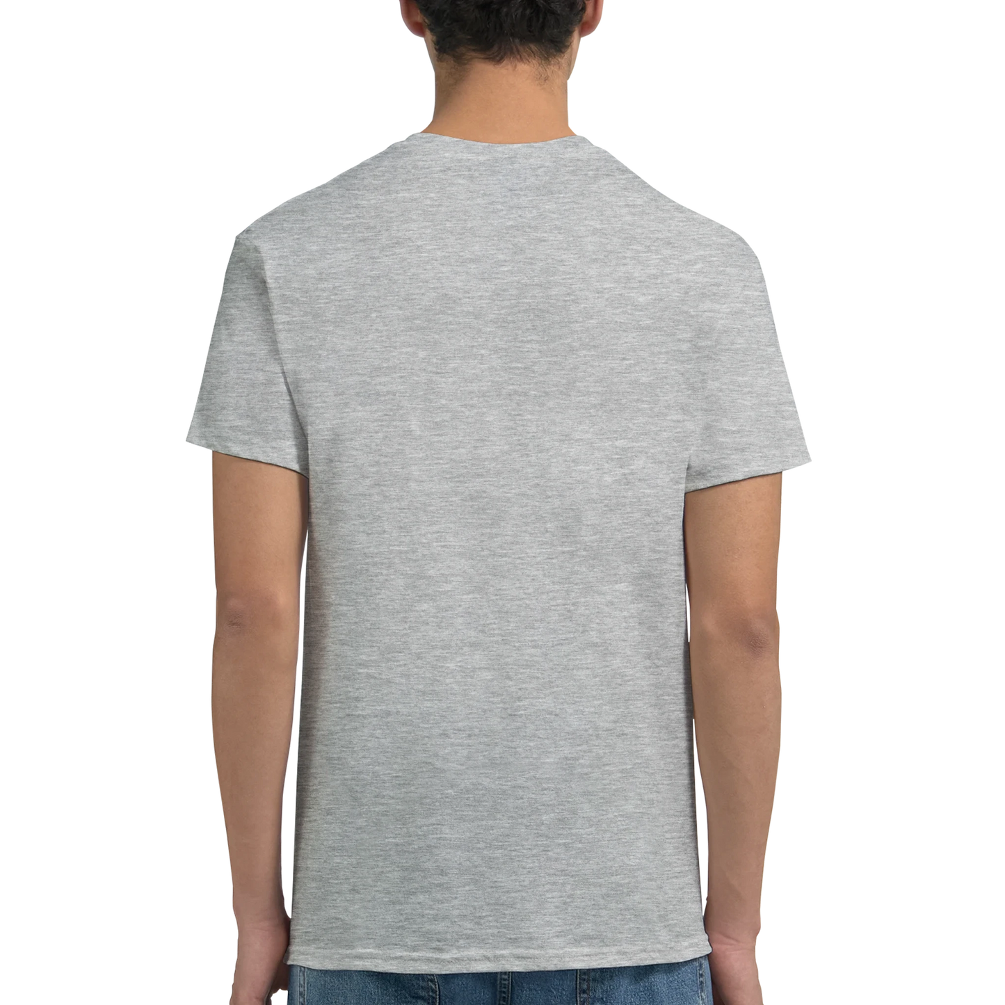 London England Unisex Travel T-Shirt featuring a man from the back