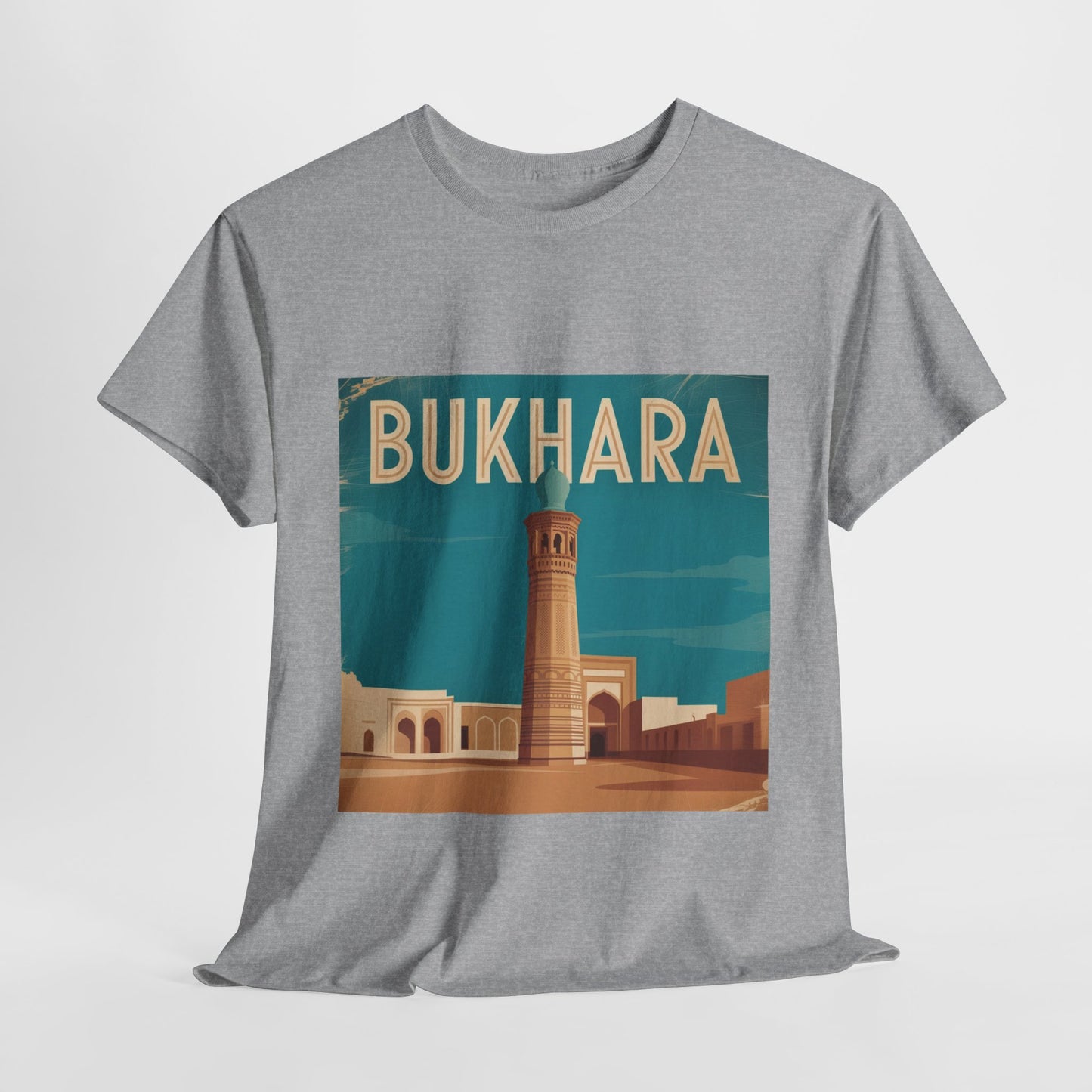 Bukhara Uzbekistan Travel T-Shirt – Vintage Unisex Souvenir Tee