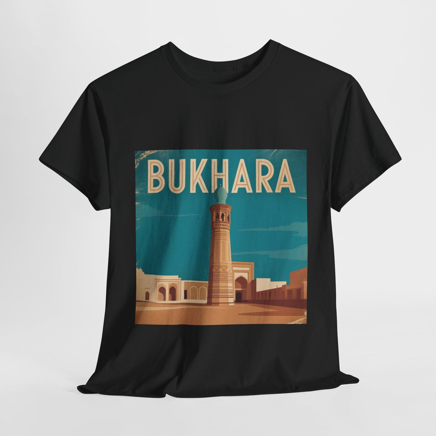 Bukhara Uzbekistan Travel T-Shirt – Vintage Unisex Souvenir Tee