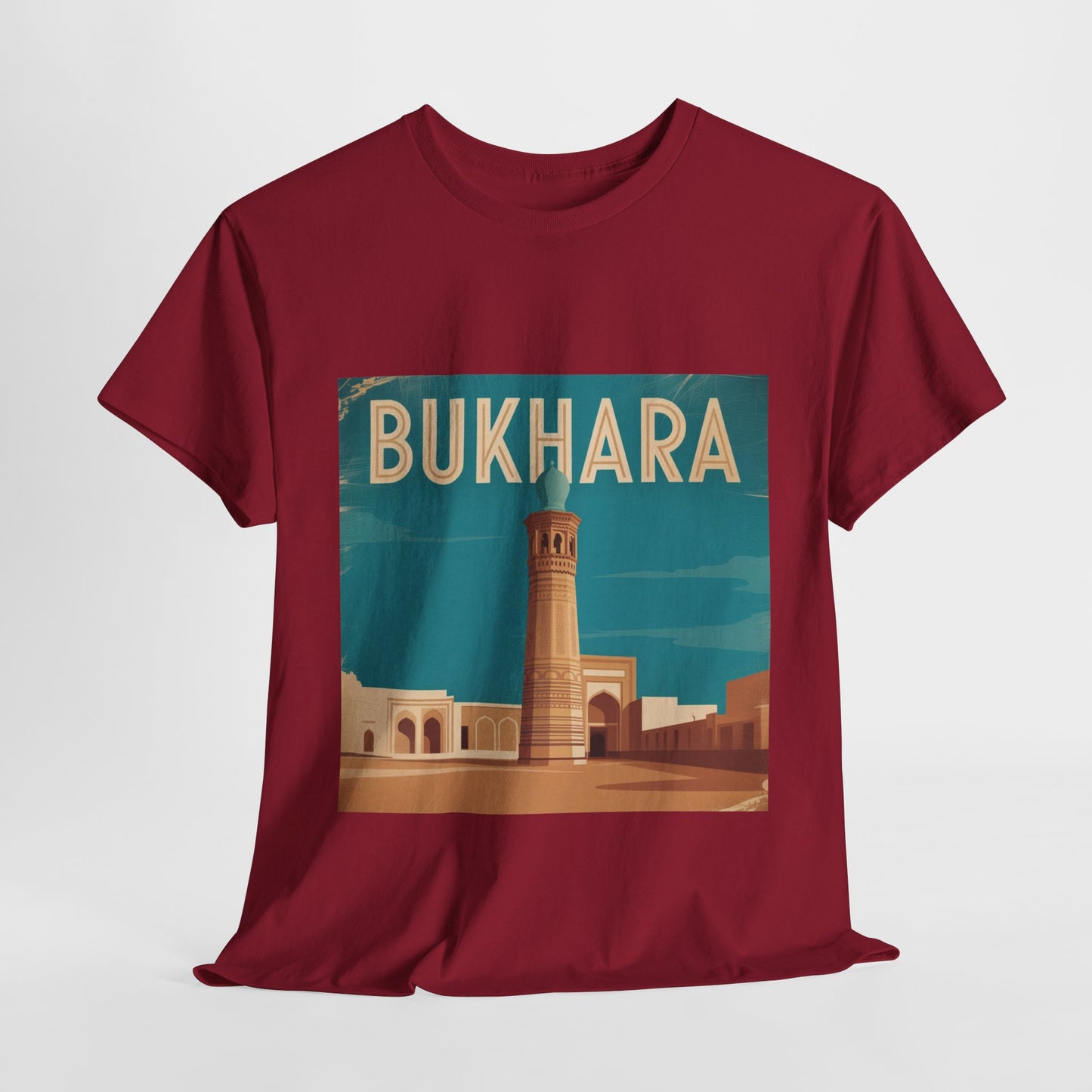 Bukhara Uzbekistan Travel T-Shirt – Vintage Unisex Souvenir Tee