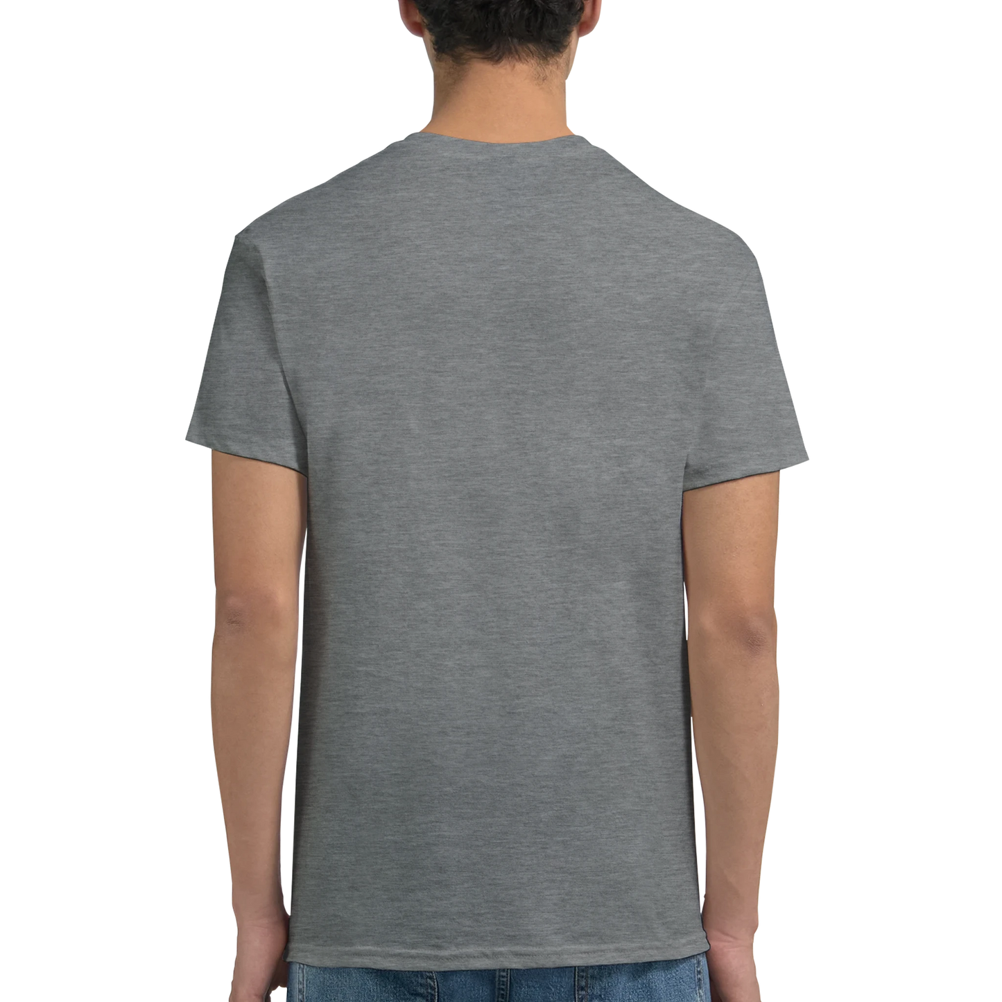 Texas USA Unisex Travel T-Shirt featuring a man from the back