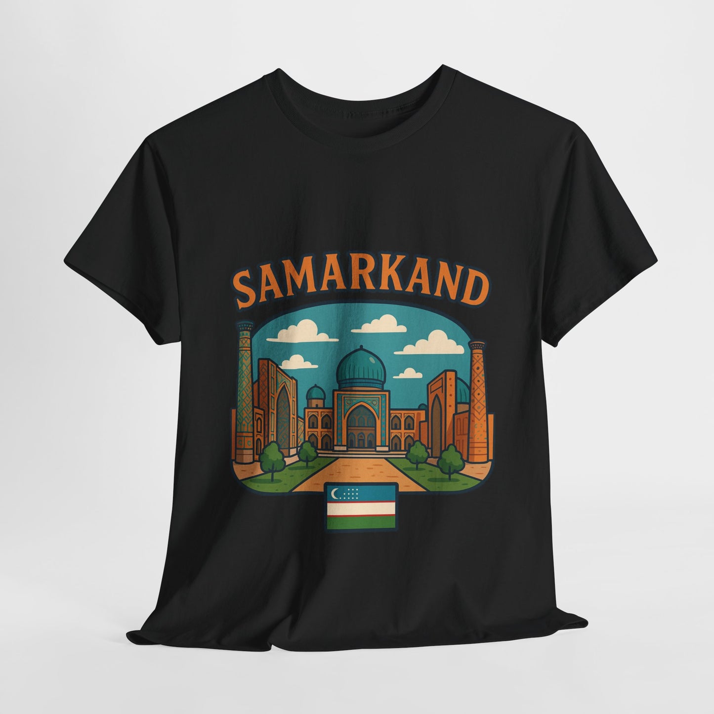Samarkand Uzbekistan Travel T-Shirt – Vintage Unisex Souvenir Tee