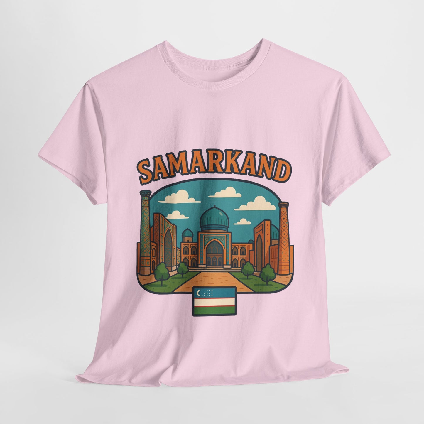 Samarkand Uzbekistan Travel T-Shirt – Vintage Unisex Souvenir Tee