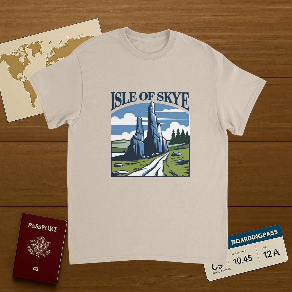 Isle of Skye Scotland Unisex Travel T-Shirt