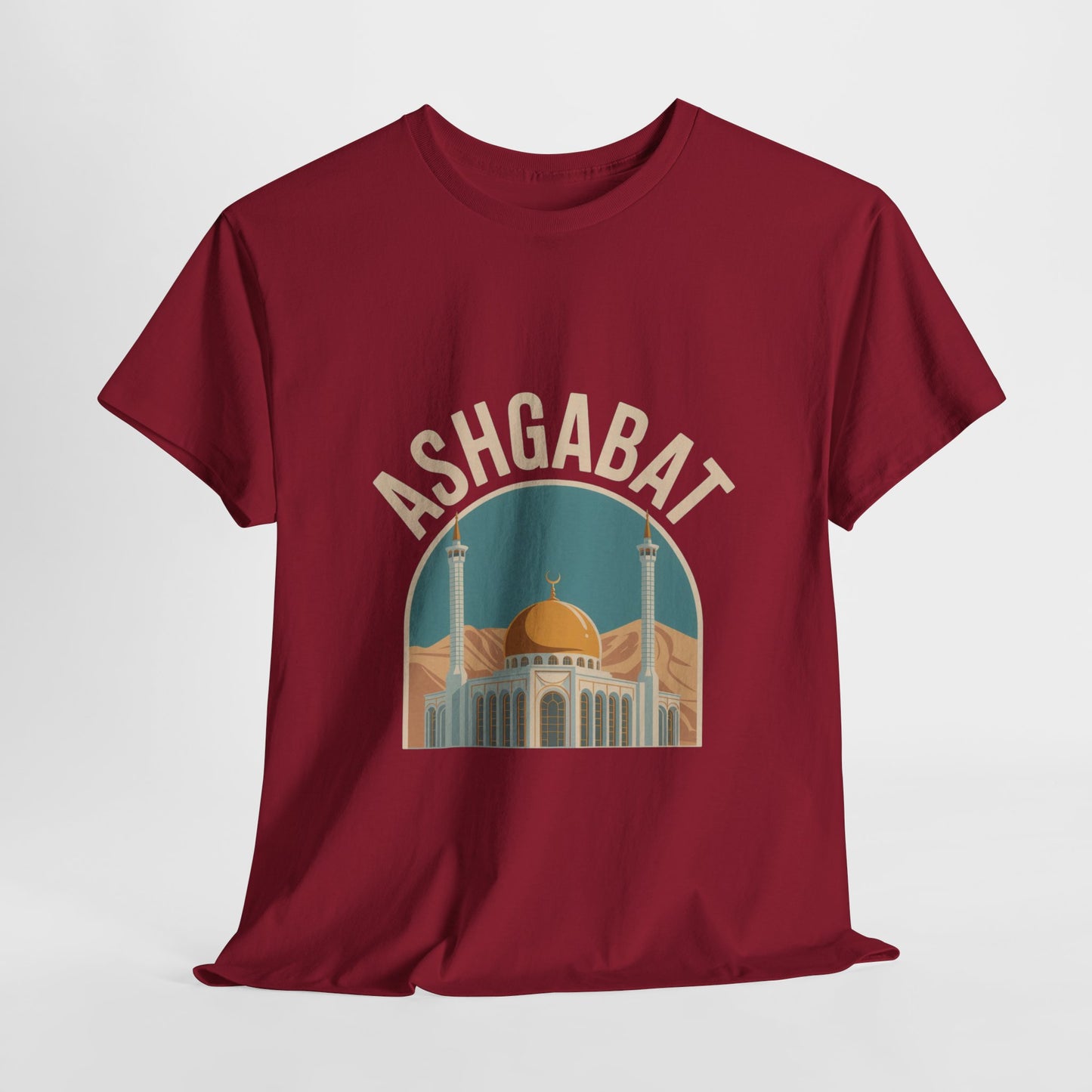 Ashgabat Turkmenistan Travel T-Shirt – Vintage Unisex Souvenir Tee