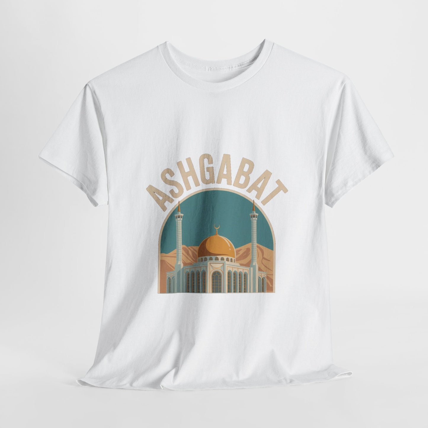 Ashgabat Turkmenistan Travel T-Shirt – Vintage Unisex Souvenir Tee