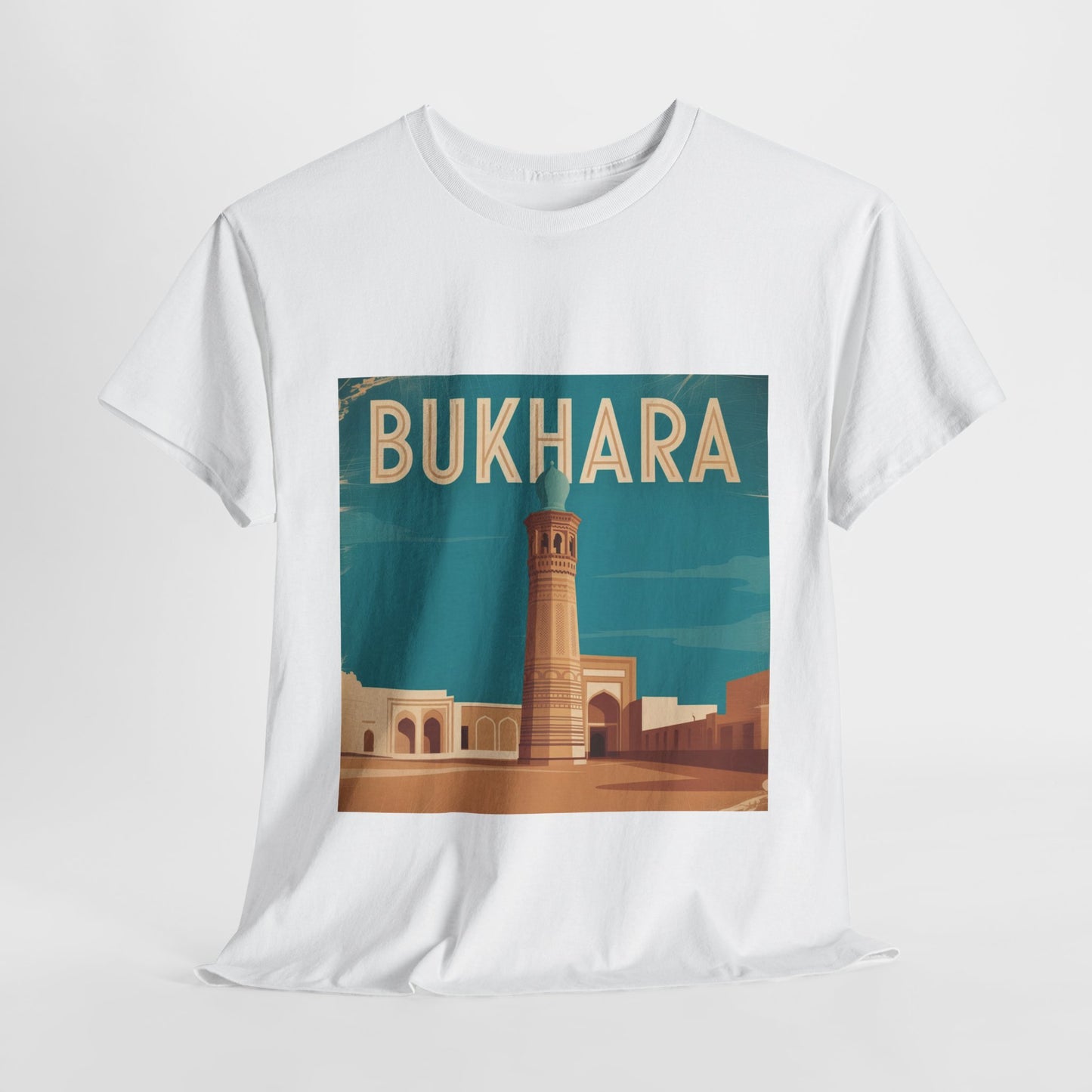 Bukhara Uzbekistan Travel T-Shirt – Vintage Unisex Souvenir Tee