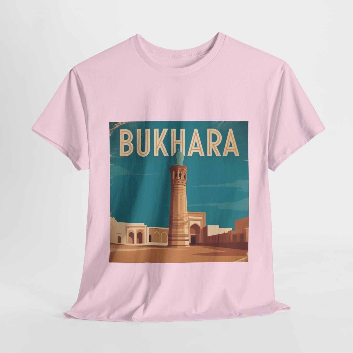 Bukhara Uzbekistan Travel T-Shirt – Vintage Unisex Souvenir Tee