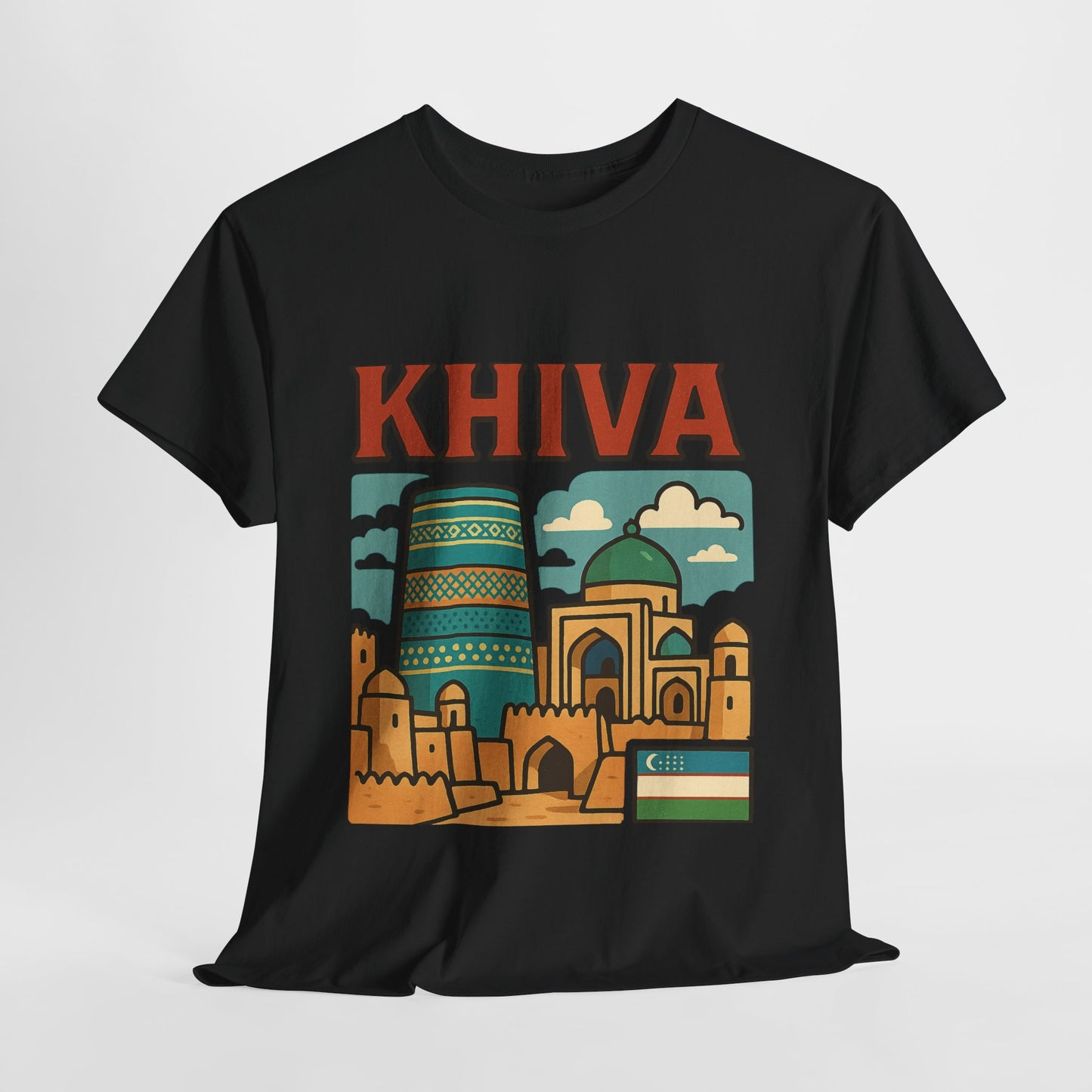 Khiva Uzbekistan Travel T-Shirt – Vintage Unisex Souvenir Tee
