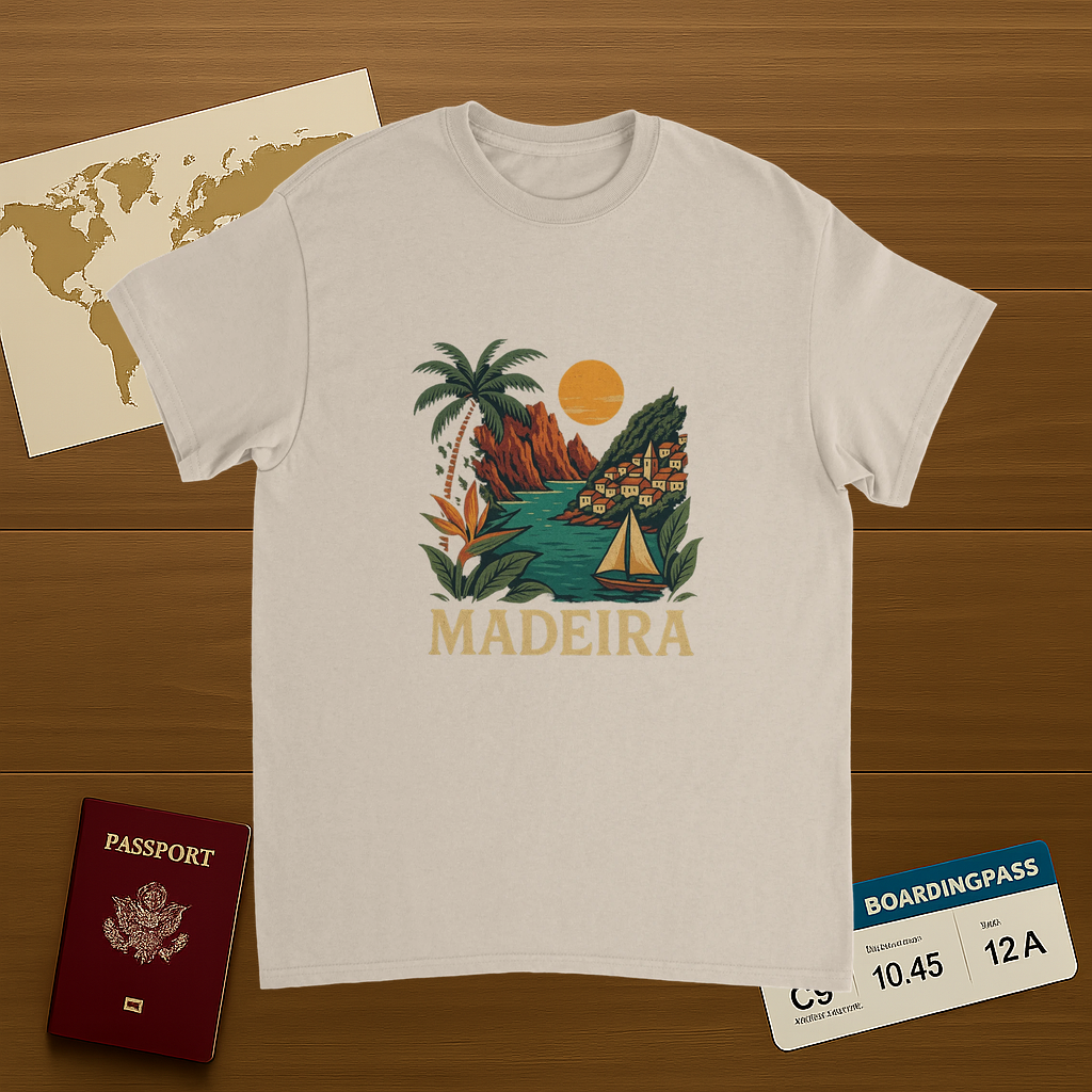 Madeira Portugal Unisex Travel T-Shirt