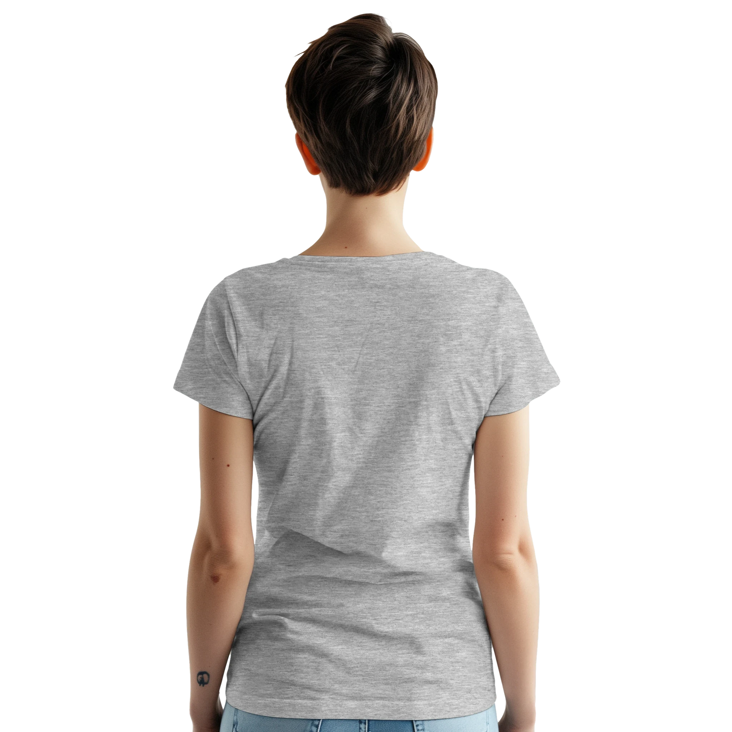 London England Unisex Travel T-Shirt featuring a person from the back