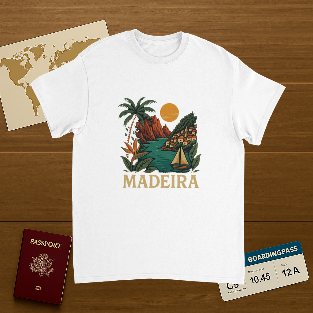 Madeira Portugal Unisex Travel T-Shirt