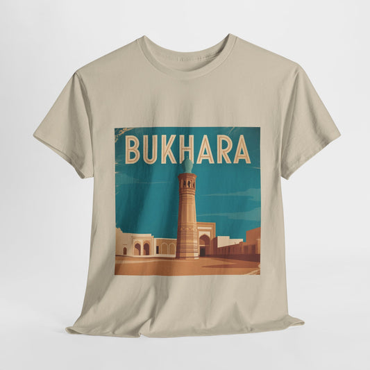 Bukhara Uzbekistan Travel T-Shirt – Vintage Unisex Souvenir Tee