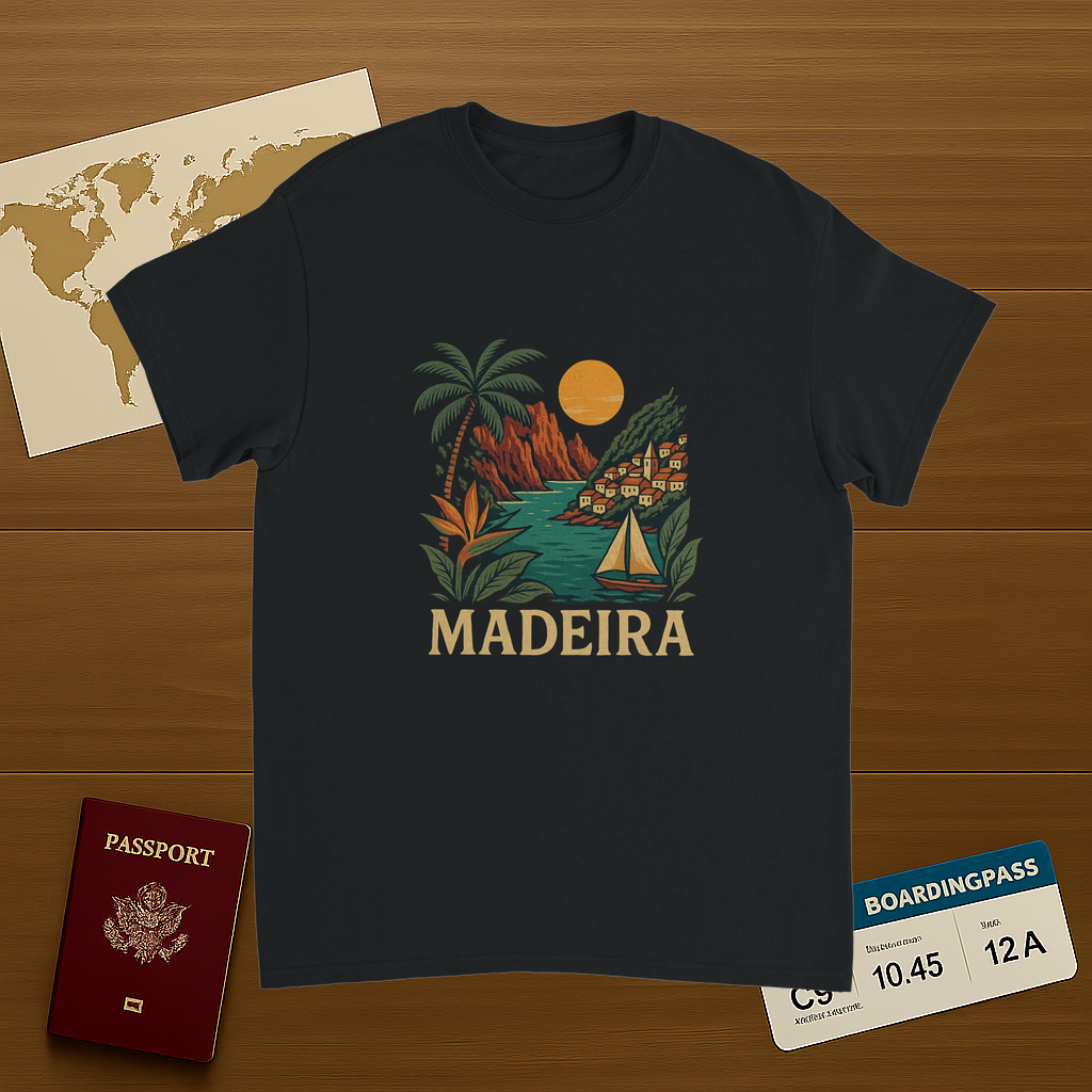 Madeira Portugal Unisex Travel T-Shirt