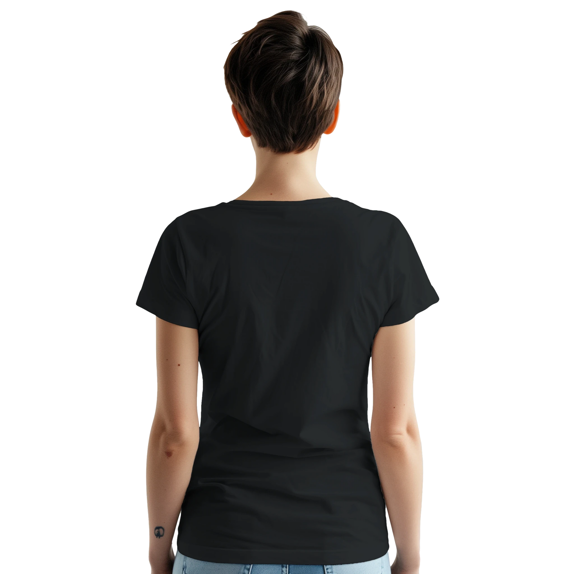 Cape Town South Africa Unisex Travel T-Shirt featuring a person from the back