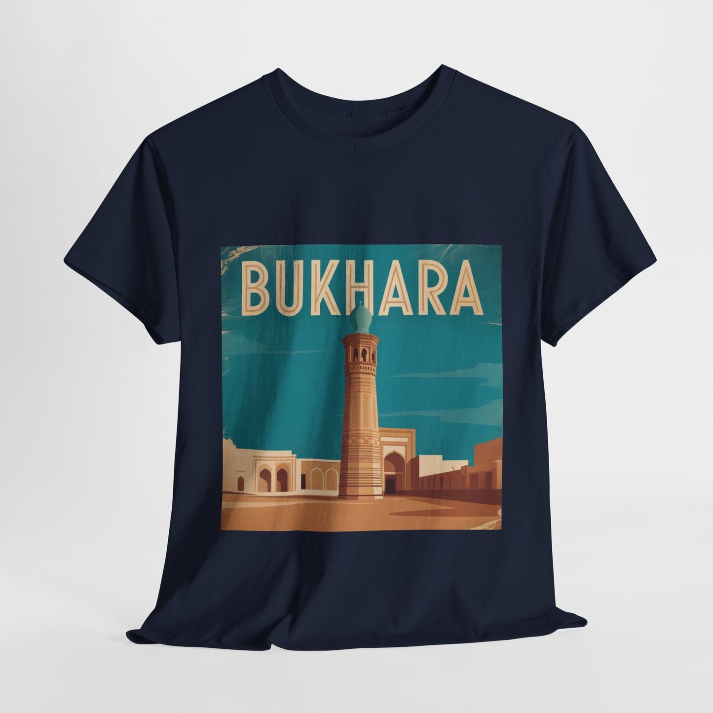 Bukhara Uzbekistan Travel T-Shirt – Vintage Unisex Souvenir Tee