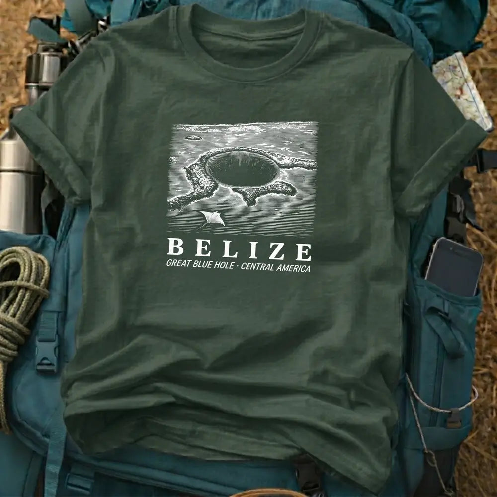 Belize Great Blue Hole T-Shirt – Marine Reserve Tee