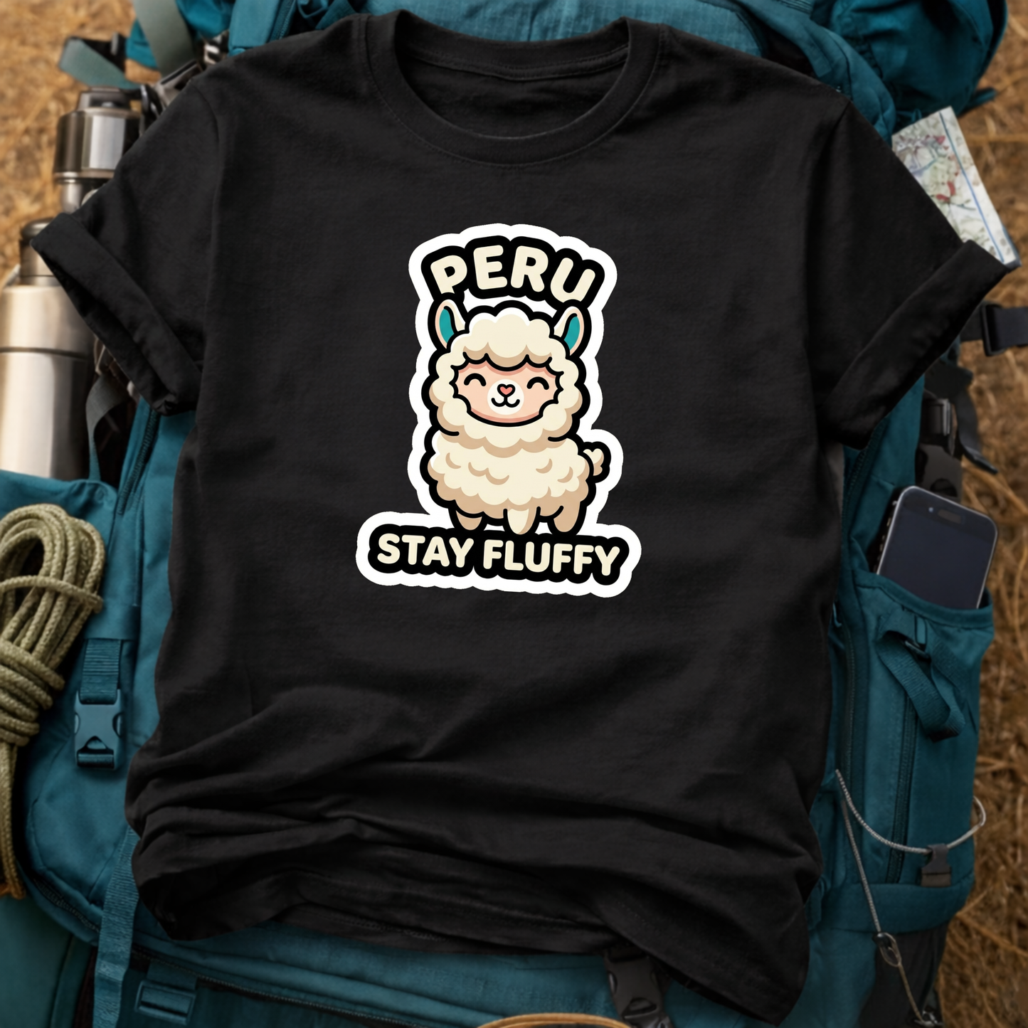 Peru Alpaca T-Shirt – Cute Andes Travel Graphic Tee