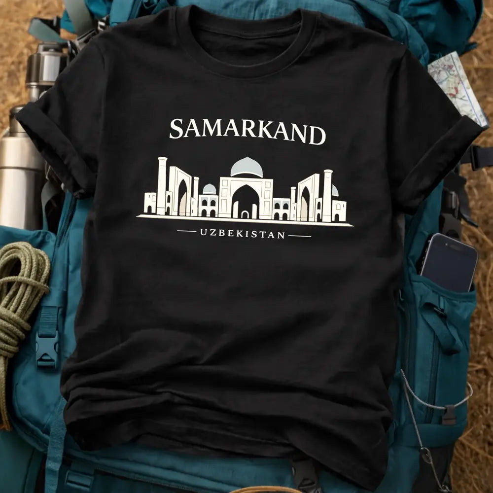 Samarkand T-Shirt – Registan Square Graphic Tee