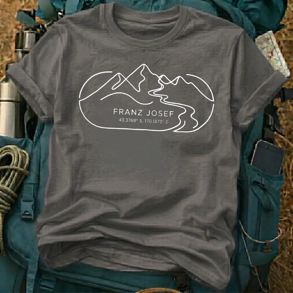 The Franz Josef Alpine Line – Minimalist Coordinates Tee