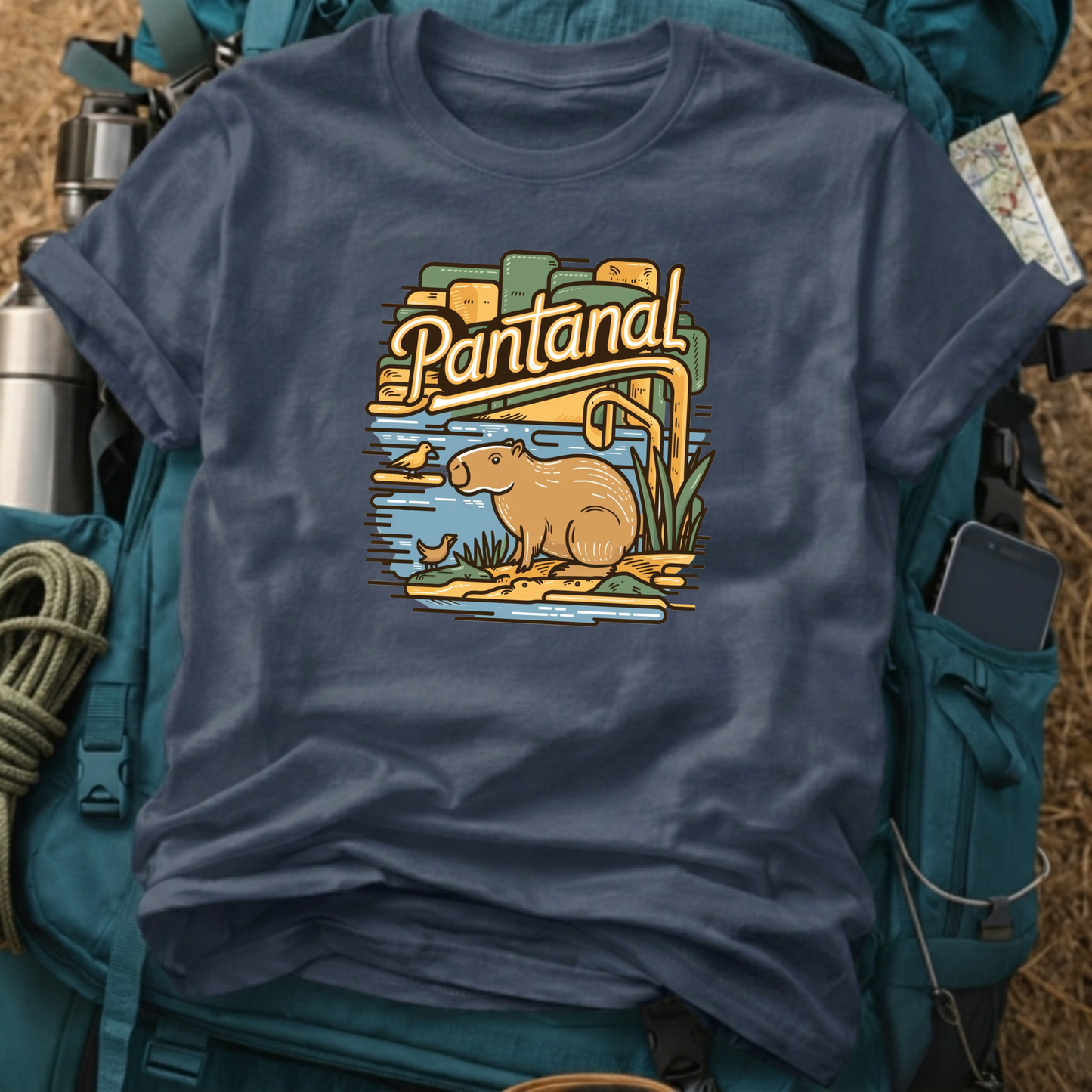 Pantanal Brazil Unisex Travel T-Shirt