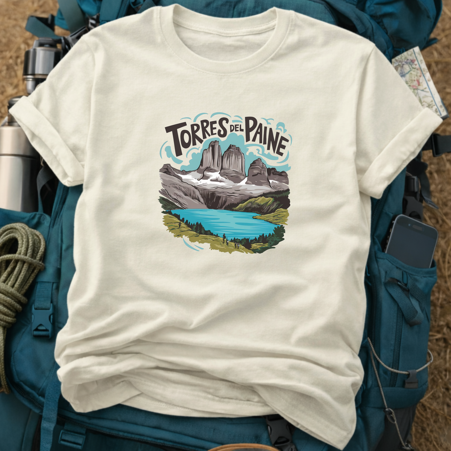 Torres del Paine Chile Unisex Travel T-Shirt
