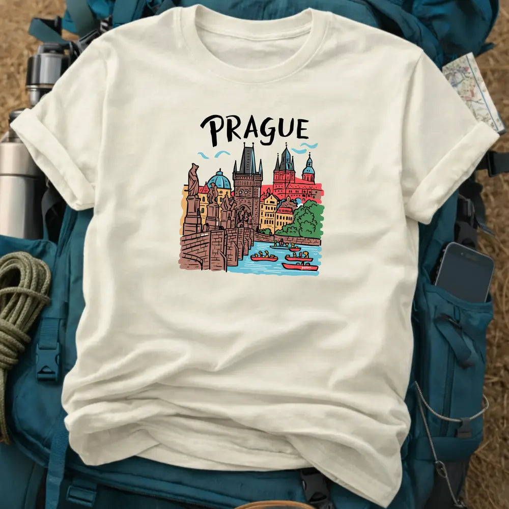 Prague Czechia Unisex Travel Tee
