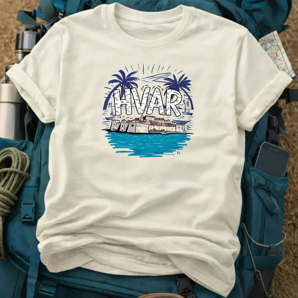 Hvar Croatia Unisex Travel T-Shirt