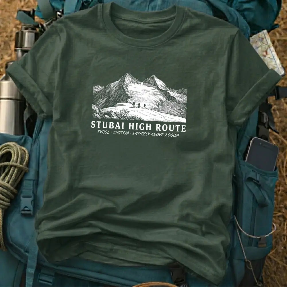 Stubai High Route Austria T-Shirt – Glacier Hike Tee