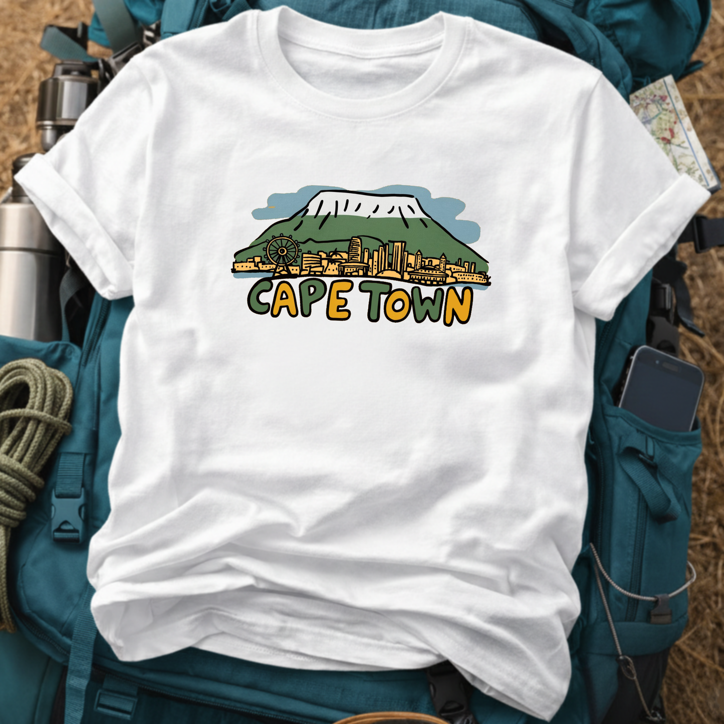 Cape Town South Africa Unisex Travel T-Shirt