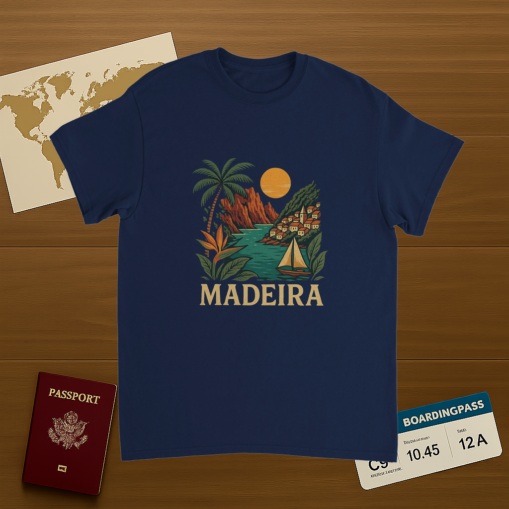 Madeira Portugal Unisex Travel T-Shirt