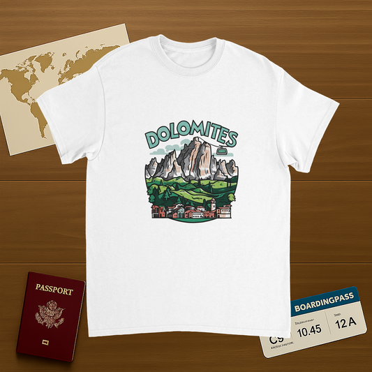 Dolomites Italy Unisex Travel T-Shirt