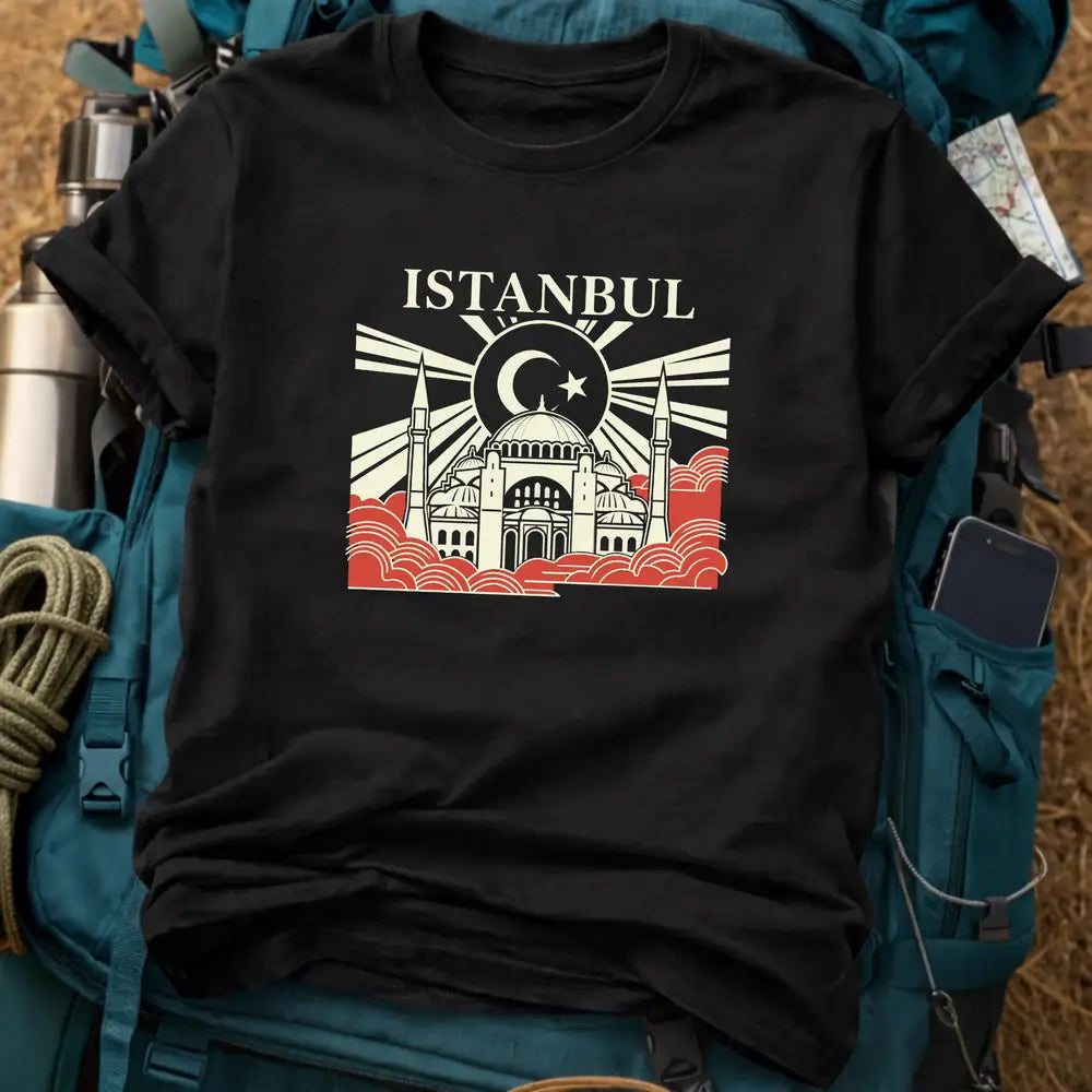 Istanbul Turkey T-Shirt – Hagia Sophia Mosque Graphic Tee