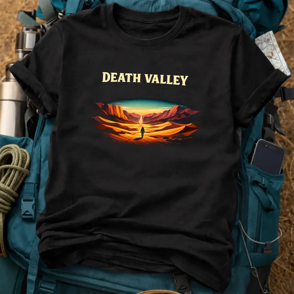 Death Valley National Park T-Shirt – Retro Desert Landscape Graphic Tee
