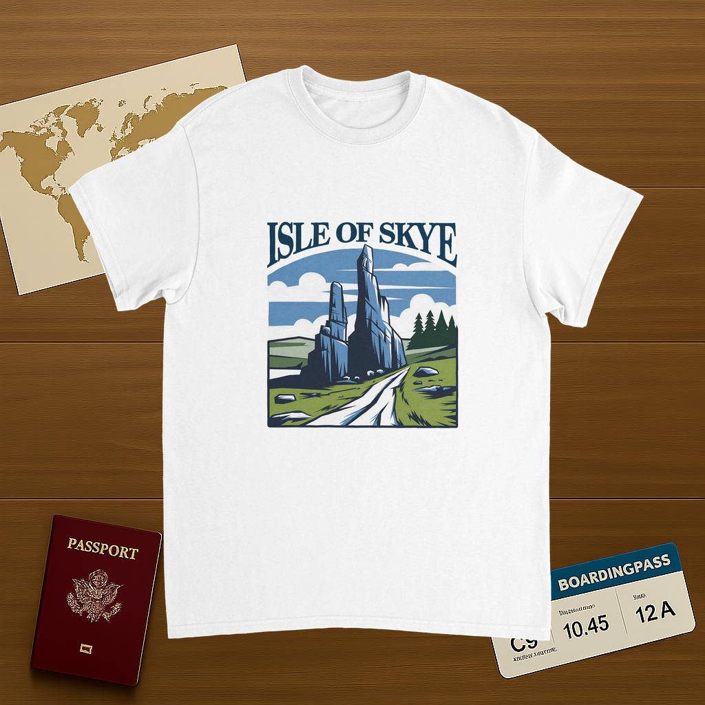 Isle of Skye Scotland Unisex Travel T-Shirt
