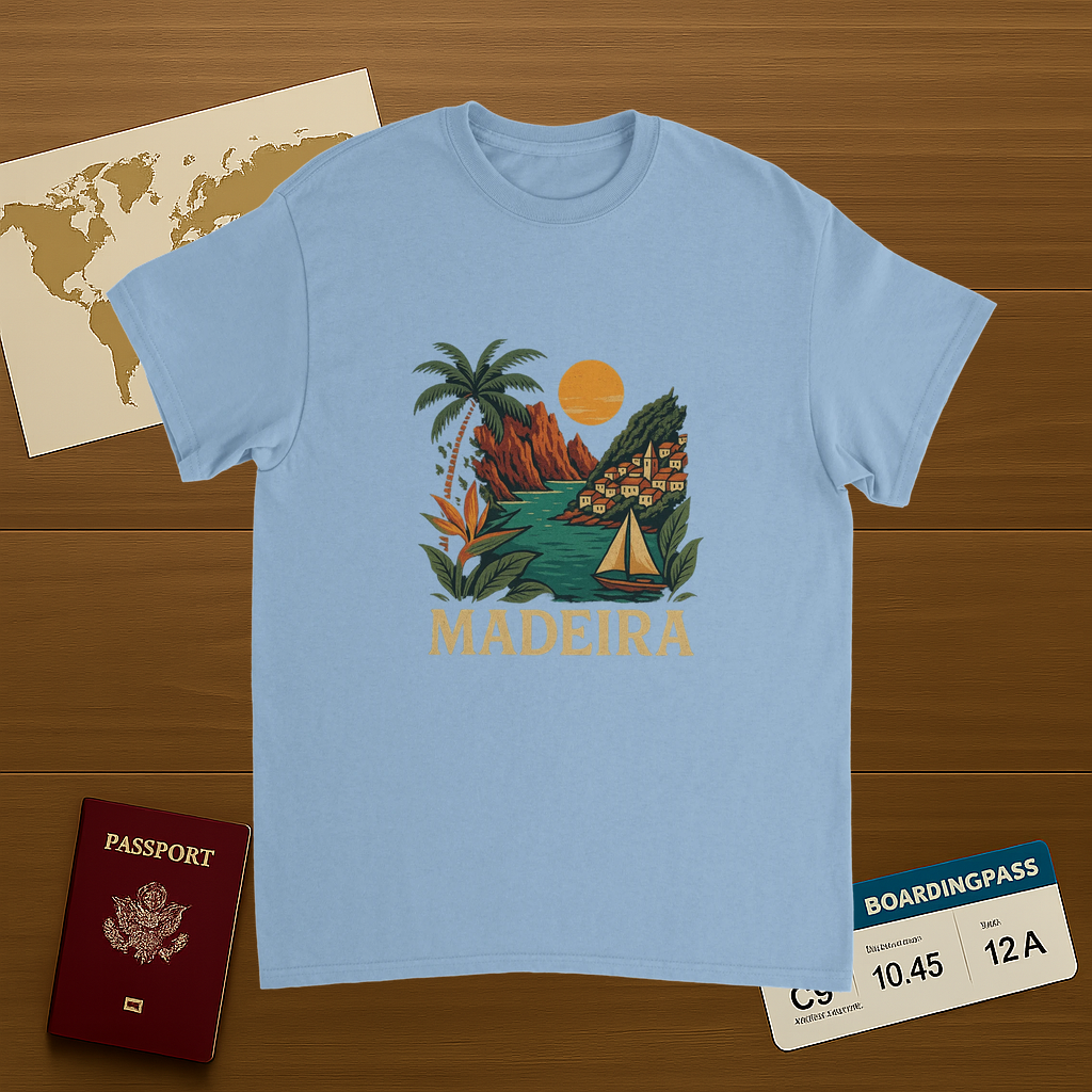 Madeira Portugal Unisex Travel T-Shirt