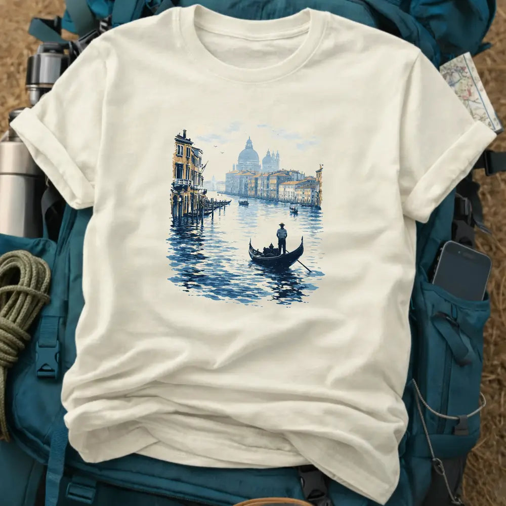 Venice Italy Grand Canal T-Shirt – Vintage Gondola Graphic Tee