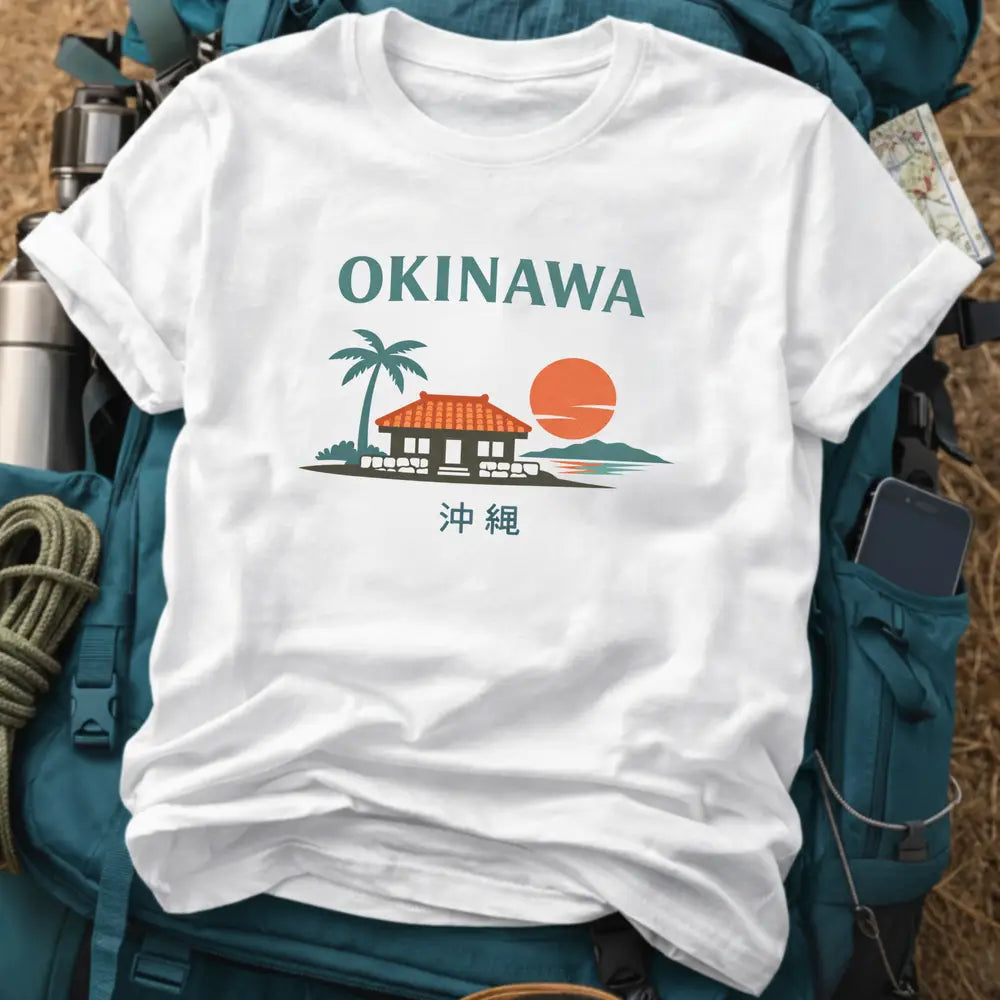 Okinawa Japan T-Shirt – Tropical Ryukyu Island Graphic Tee