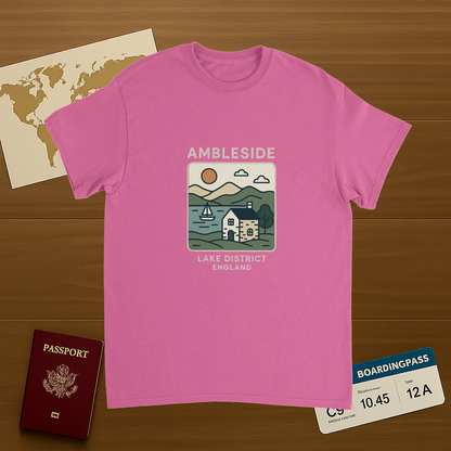 Ambleside Lake District England Unisex Travel T-Shirt