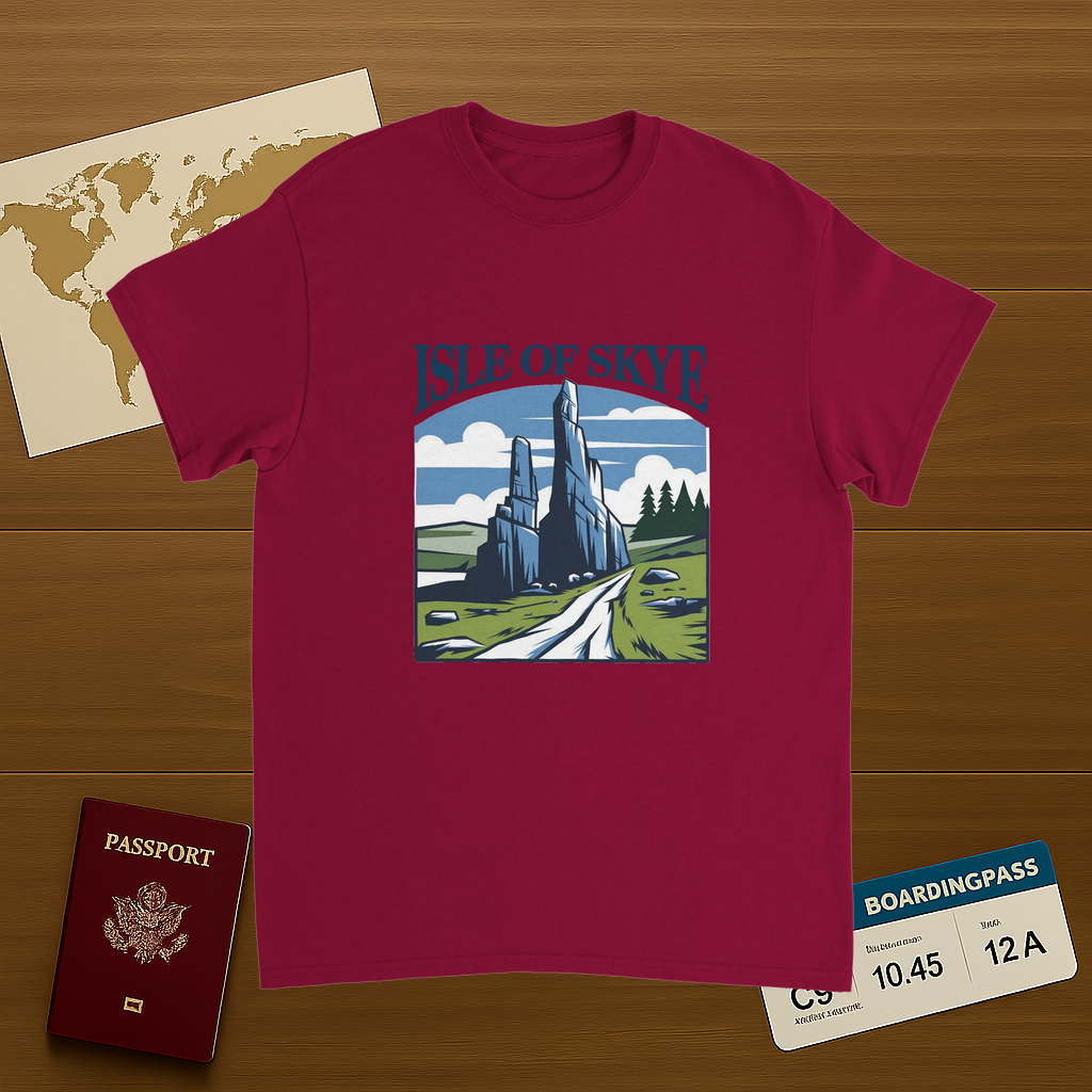 Isle of Skye Scotland Unisex Travel T-Shirt