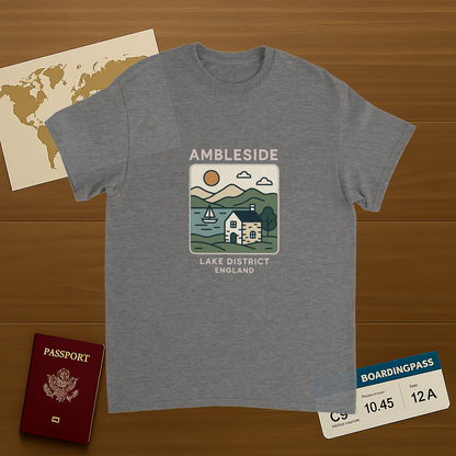 Ambleside Lake District England Unisex Travel T-Shirt