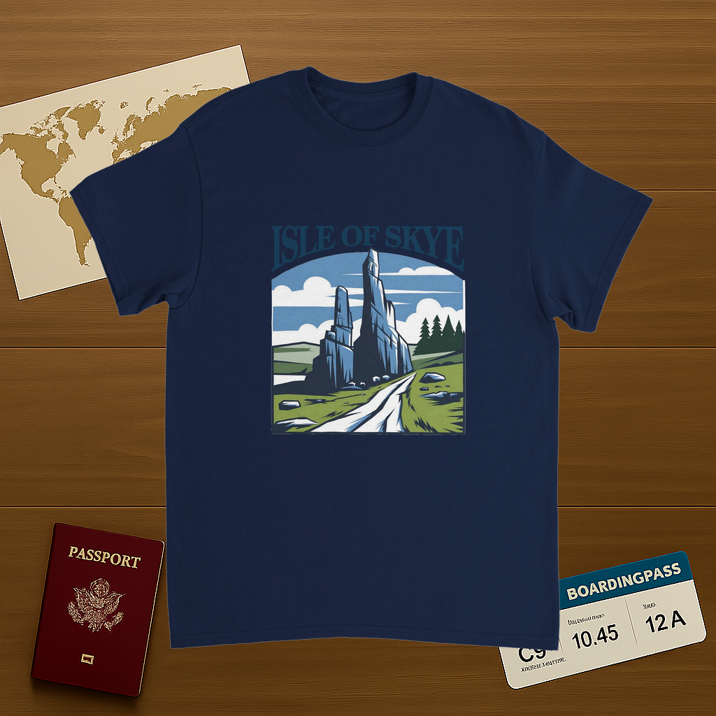 Isle of Skye Scotland Unisex Travel T-Shirt
