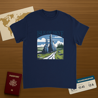 Isle of Skye Scotland Unisex Travel T-Shirt
