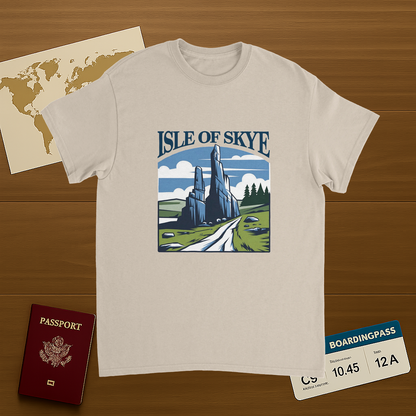 Isle of Skye Scotland Unisex Travel T-Shirt