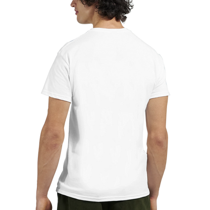 Edinburgh Scotland Unisex Travel T-Shirt featuring a man