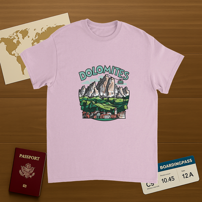 Dolomites Italy Unisex Travel T-Shirt