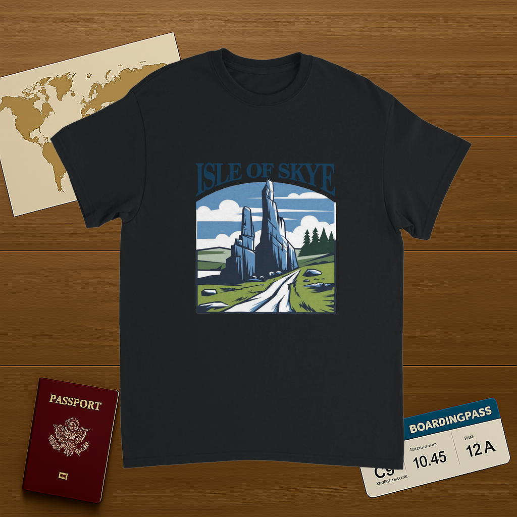 Isle of Skye Scotland Unisex Travel T-Shirt