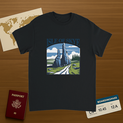 Isle of Skye Scotland Unisex Travel T-Shirt