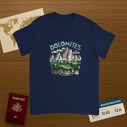 Dolomites Italy Unisex Travel T-Shirt