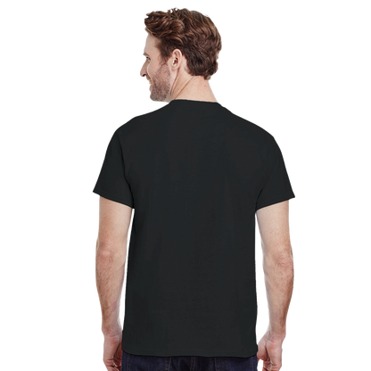 Barcelona Spain Unisex Travel T-Shirt featuring a man from the back